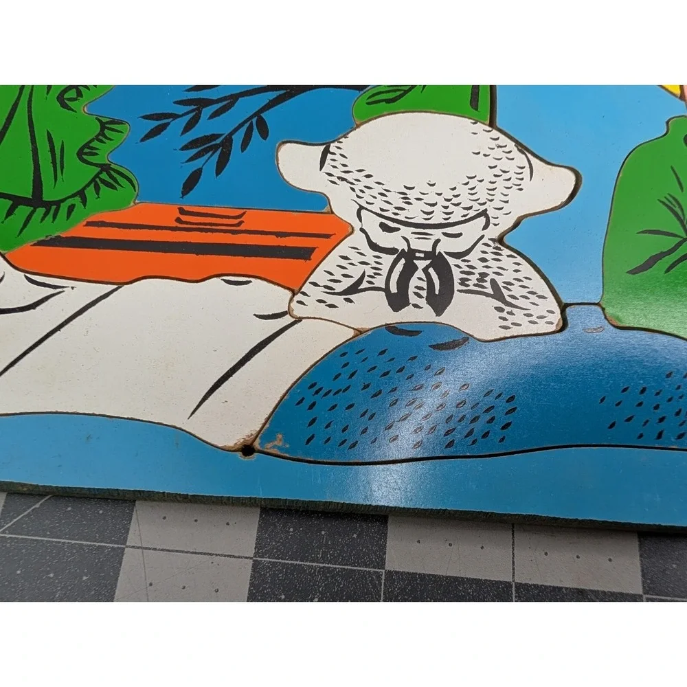 SIFO‎ Wooden Tray Puzzle Now I Lay Me Down To Sleep 12 Pcs